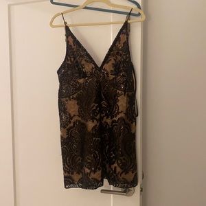 Free people Mini sequin dress size 8